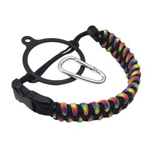 핫 세일 더블 위브 스타일 <span class=keywords><strong>550</strong></span> paracord 로프 물병 핸들 carabiner 생존 키트 캠핑 하이킹 휴가 - Product Image 3
