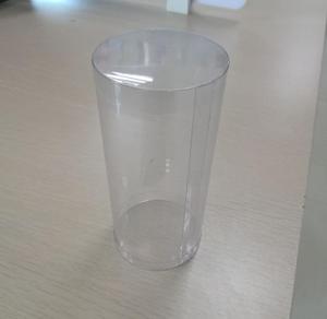 Customized pet candy clear plastic cylinder tube box for display