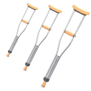 Fornitori di Terapia di riabilitazione pieghevole in alluminio bianco hands free stampella - Product Image 3