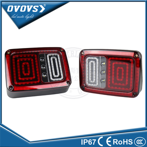 OVOVS best seller EE. UU./UE flash rojo trasero luces de giro 12 <span class=keywords><strong>v</strong></span> llevó la luz de la cola para <span class=keywords><strong>J</strong></span>-eep W-rangler - Product Image 3