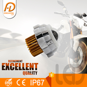 10 W <span class=keywords><strong>de</strong></span> carretera casco led proyector lente Ángel ojos faros <span class=keywords><strong>de</strong></span> motocicleta - Product Image 3