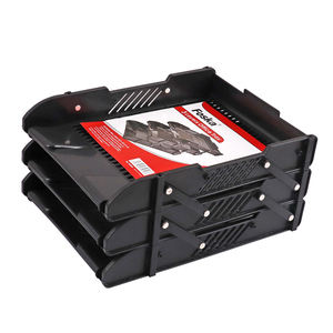 Foska Hot Sale 3 Layers Plastic Office Organizer File Tray Desk File Trays Office Desk <strong>Document</strong> <strong>Holder</strong> - Product Image 5