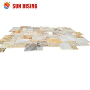 Màu Vàng tự nhiên <span class=keywords><strong>Slate</strong></span> Pattern Pháp Versailles Gạch Cho Sàn Lát Sân Vườn - Product Image 6