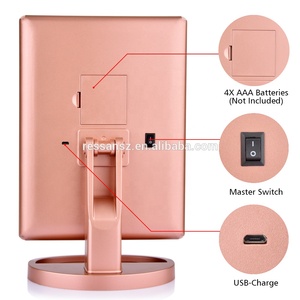 22leds LED Tri-Fold Touch Screen Hand Held Makeup Vanity  Light  Mirror - Product Image 6