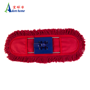 High Quality <strong>Red</strong> Woolen Yarn Airport Acrylic Dust <strong>Mop</strong> - Product Image 3