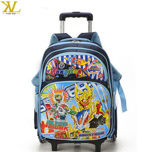 Fabricante profesional de bolsas de niños de la Escuela para niñas ruedas mochila para la escuela