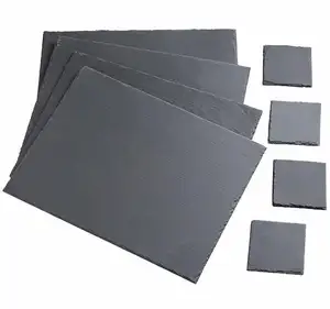Placa <span class=keywords><strong>de</strong></span> piedra <span class=keywords><strong>de</strong></span> pizarra redonda hecha a mano, placa <span class=keywords><strong>de</strong></span> coco ecológica - Product Image 1