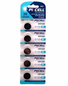 PKCELL 5 ans durée de vie de haute qualité 3 v <span class=keywords><strong>cr1620</strong></span> lithium <span class=keywords><strong>pile</strong></span> bouton batterie avec des onglets de soudure - Product Image 2