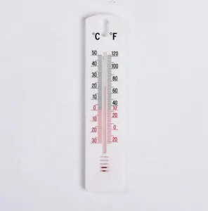 Outdoor Window Thermometer Temperature Transparent Clear Outdoor Window  Thermometer Clock Garden Greenhouse Weather Tool