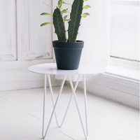 Nid d'accent décoratif intérieur/extérieur, pièces en fer forgé métallique rond pour plantes en pot, accessoires d'affichage