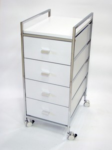 Square Tube 3 Tier Wide Drawer <b>Trolley</b> - Product Image 6