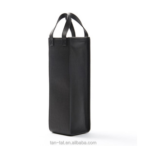 Sac à vin en cuir véritable, sac cadeau, sac de transport pour vin - Product Image 6