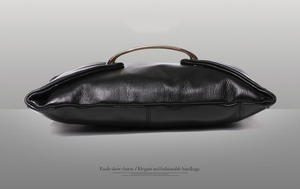Pochette da sera per feste, buste <span class=keywords><strong>in</strong></span> vera <span class=keywords><strong>pelle</strong></span> con apertura a cerniera - Product Image 5