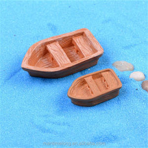 <span class=keywords><strong>Asalto</strong></span> barco asamblea modelo Moss resina decoración artesanía Micro paisaje Decoración - Product Image 4
