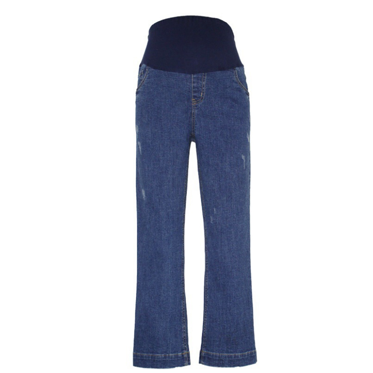 Оригинальный дизайн Itonia, модные прямые джинсы большого размера для беременных