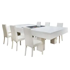 CL mejor calidad familia ues moderno juego de billar mesa de comedor para venta