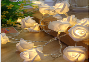 Fiesta de navidad decoración de interior al <span class=keywords><strong>aire</strong></span> libre ligths led rose para la boda de san valentín - Product Image 1