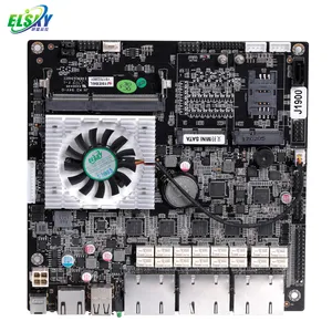 Baytrail Atom j1900 mini itx motherboard With 2 Mini-PCIE and 6 Lan for Firewall android tv motherboard