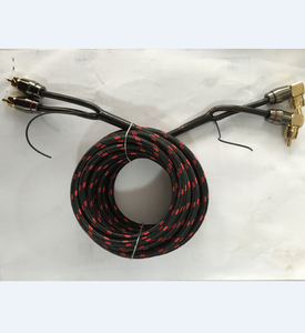 <span class=keywords><strong>สาย</strong></span> <span class=keywords><strong>RCA</strong></span> 2 ช่อง สำหรับรถยนต์ 12V DC ของ JLD Audio <span class=keywords><strong>คุณภาพ</strong></span><span class=keywords><strong>สูง</strong></span> แบบ Triple Shielded Twisted Pair OFC พร้อมหัวต่อโลหะ - Product Image 1