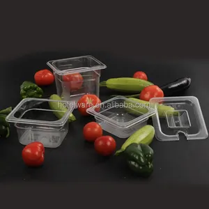 Nansilu Test Report High Quality Hotel Restaurant Full size polycarbonate plastic food gn container pc clear gastronorm gn pan