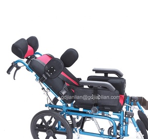 Silla Elevadora Manual de Alta Calidad, Silla Reclinable de Aluminio, Silla de Ruedas para Parálisis Cerebral para Niños/Adultos - Product Image 3