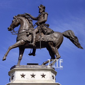 La <span class=keywords><strong>vida</strong></span> de Metal tamaño <span class=keywords><strong>guerrero</strong></span> de bronce caballo estatua ecuestre escultura - Product Image 3