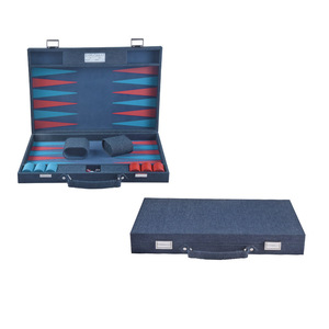 Commercio all'ingrosso di alta qualità in pelle personalizzata <span class=keywords><strong>Backgammon</strong></span> <span class=keywords><strong>gioco</strong></span> da tavolo Set per <span class=keywords><strong>gioco</strong></span> all'aperto e al coperto con un amico o la famiglia - Product Image 3