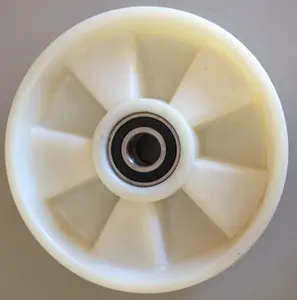 Bon prix 8060/8070/8080/8090/80100mm capacité de charge élevée en nylon résistant à l'usure <span class=keywords><strong>cric</strong></span> de palette à main/rouleau de roue de charge de camion - Product Image 3