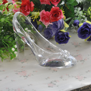 High and transparent Valentines Cinderella crystal <span class=keywords><strong>shoes</strong></span> model decoration Christmas Gifts - Product Image 4