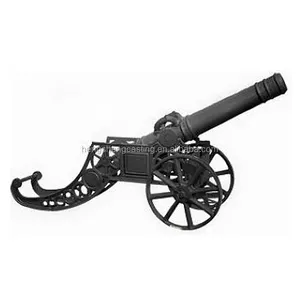 antique cast iron ornamental cannon