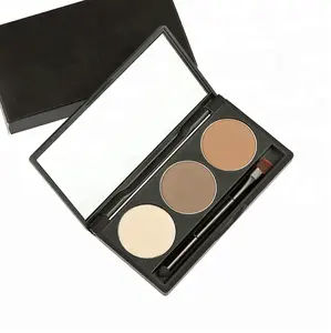 Waterproof 2 Matte Powder With 1 Wax Private Label Eyebrow Powder