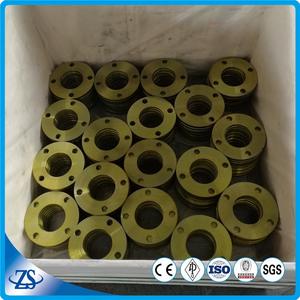 <span class=keywords><strong>1</strong></span> <span class=keywords><strong>1</strong></span>/2 "ANSI ASME B16.5 de DESLIZAMIENTO EN LA BRIDA ASA CLASE 300 BRIDA de CARA ELEVADA hecho en China con pintado de amarillo - Product Image 1
