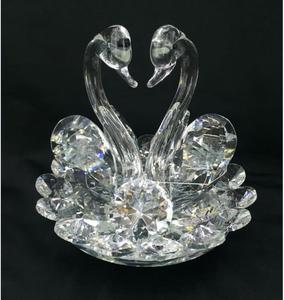 Cristalino encantador 2 cisnes con diamante moderno decoración <span class=keywords><strong>del</strong></span> hogar - Product Image 1