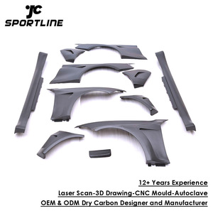 10 pièces/ensemble MA Style Fiber de verre F22 Kit carrosserie large pour <span class=keywords><strong>BMW</strong></span> F22 <span class=keywords><strong>M235</strong></span> 2 série 2014-2015 - Product Image 2