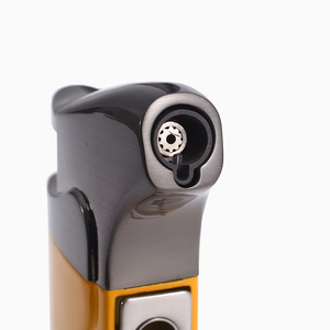 Juego de cortadores de encendedor de Gas de antorcha a prueba de viento de acero inoxidable de lujo, regalos de negocios con logotipo personalizado, accesorio de cigarrillo de precio muy bajo - Product Image 4
