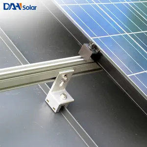 Structure de montage pour panneaux solaires, de haute qualité, en aluminium, fixation pv