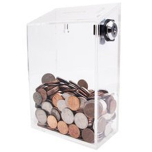 Tùy Chỉnh Quảng Trường Rõ Ràng Lucky Draw <span class=keywords><strong>Box</strong></span> Acrylic Lá Phiếu Bộ Sưu Tập Hộp Tiền Hộp Lưu Trữ - Product Image 5