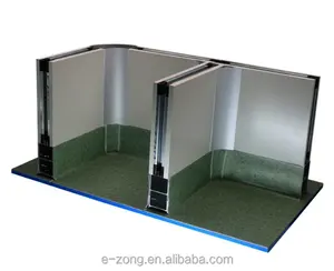 Esquina de aluminio para la construcción de hospitales habitación limpia conectar de suelo de PVC