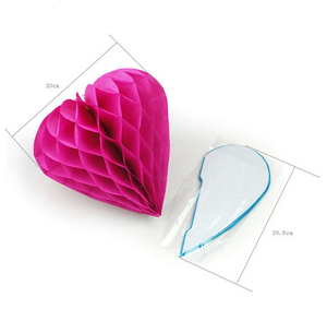 Bolas colgantes <span class=keywords><strong>de</strong></span> papel en forma <span class=keywords><strong>de</strong></span> corazón para decoración <span class=keywords><strong>de</strong></span> fiesta <span class=keywords><strong>de</strong></span> boda - Product Image 2