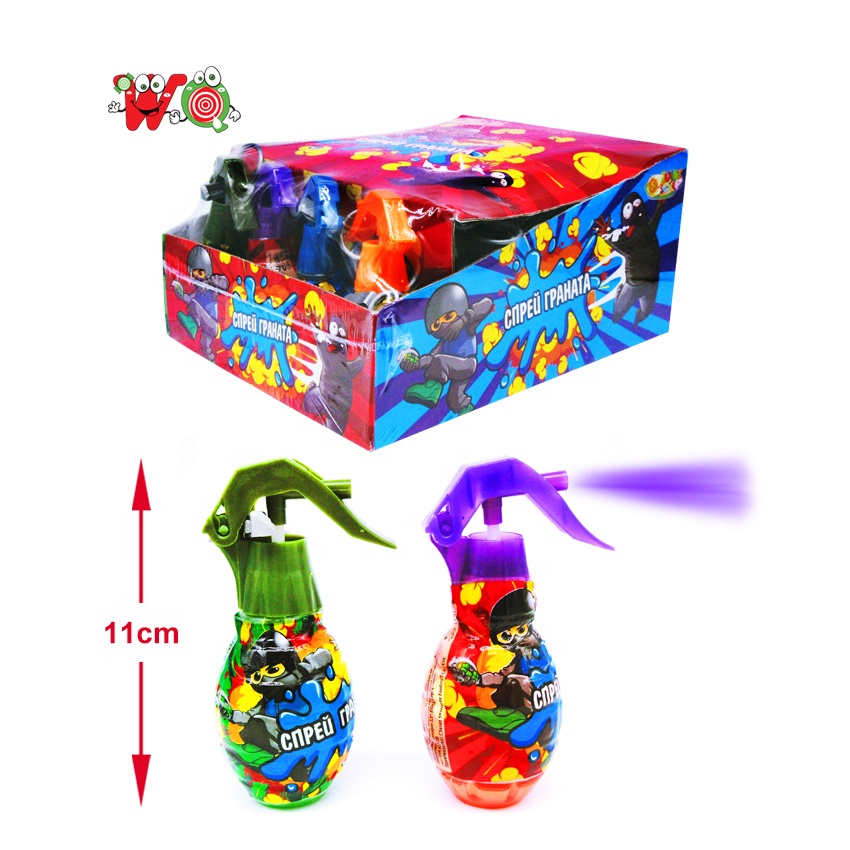 Флакон в форме гранаты с распылителем