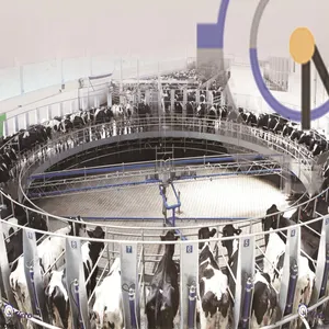 Medidor eletrônico rotativo sala de leite para fazenda margarida