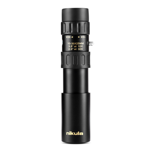 <strong>Nikula</strong> High Quality <strong>Monocular</strong> 10-30x25, Portable <strong>Mini</strong> <strong>Monocular</strong>, Hunting Telescope <strong>Monocular</strong> Scope Outdoor Binocular