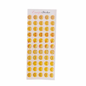 New Easy Peel Off Adhesive Diary Smiley Sticker For Decoration
