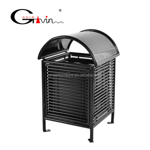 Venta caliente antiruest <span class=keywords><strong>calle</strong></span> al aire libre bote de basura/basura - Product Image 3