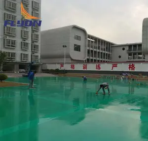 篮球场合成地板羽毛球场地垫丁苯橡胶和聚氨酯中国定制鼓硅聚氨酯活塞3X3