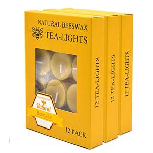 100% Pure Handmade Raw Beeswax <strong>Tea</strong> <strong>Lights</strong> &amp; Votive Candles for Home Decoration Weddings Birthdays - Product Image 2