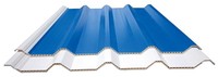 Carrelage de toit thermique ajouré en PVC de 2 mètre, pour entrepôt/toit en PVC anti-corrosion, feuille de toit légère pour une maison préfeuilles