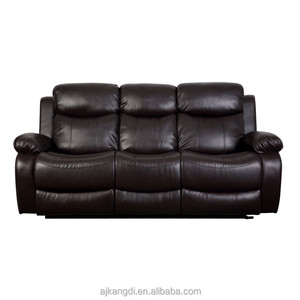 Massage Liege 1 + 2 + 3 Liege Bonded Leather Recliner Sofa Set KD-D7143