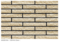 Brique décorative en argile pour mur extérieur, brique mince fendue, carrelage
