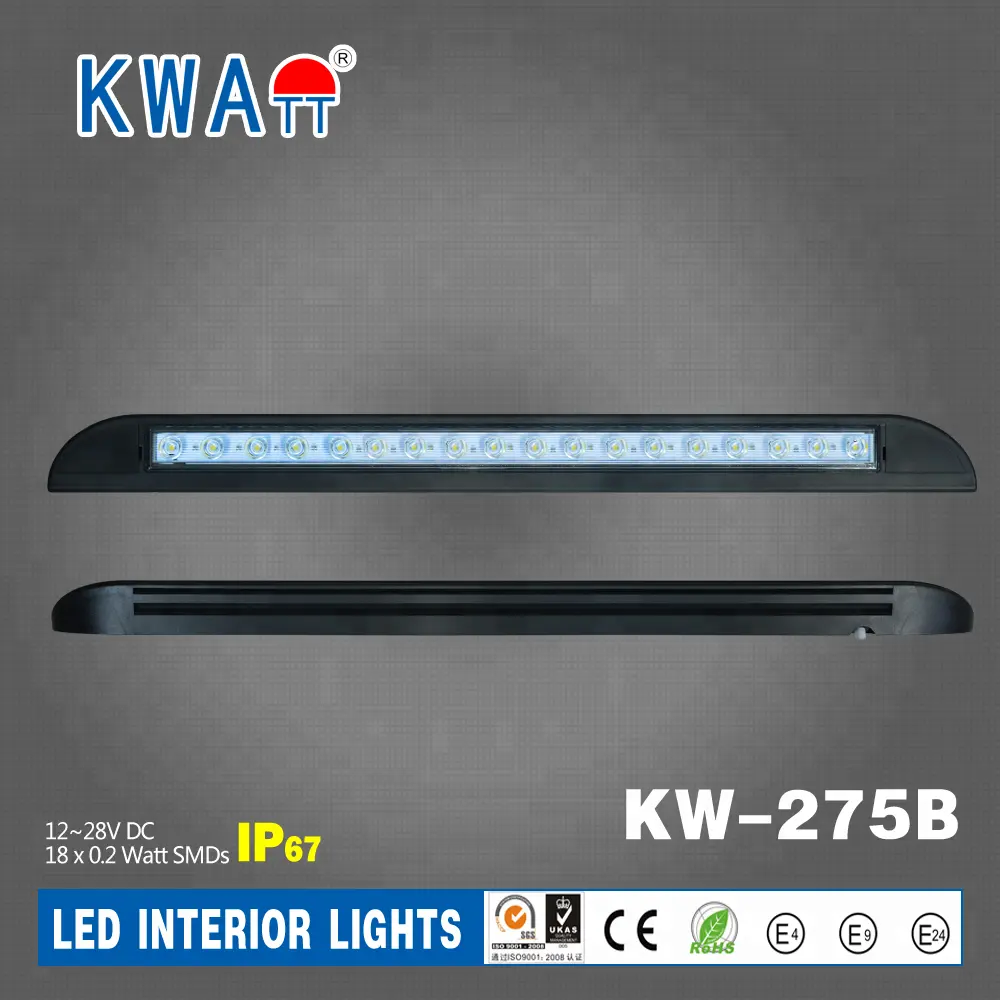 KWATT High lumen waterproof IP67 12V LED RV interior Ceiling awning lights for Van cabin marine Boat Yacht